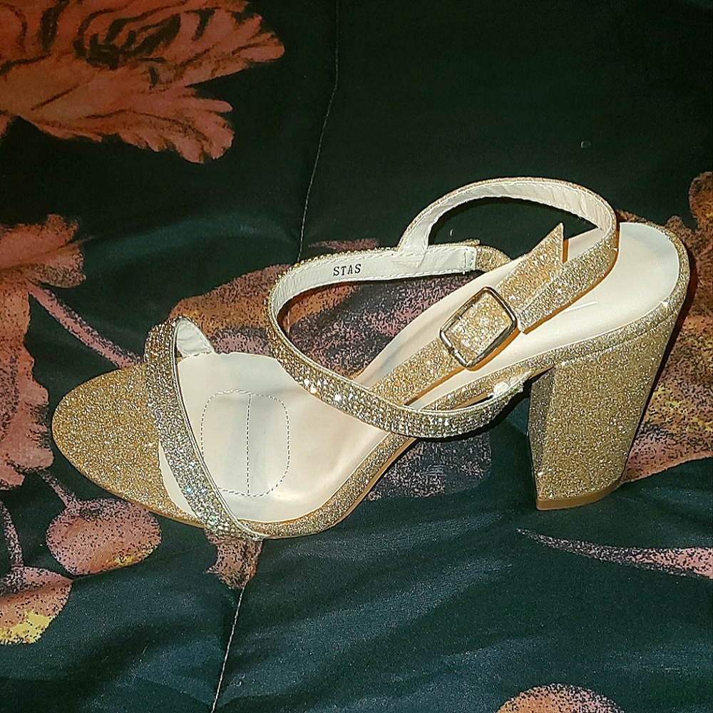 David Bridal Block Heel